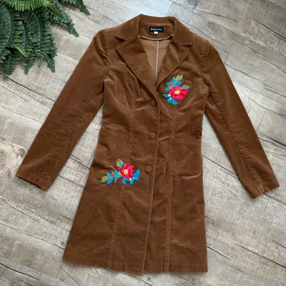 Gracia Jackets & Blazers - Gracia Fashion Brown Hippie Coat